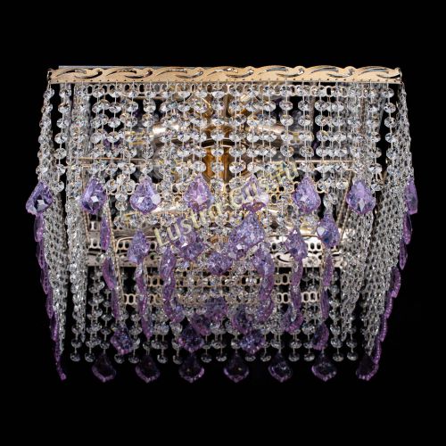 Люстра Квадрат Гамма Дубик цветная в Магнитогорске Гусь Хрустальный