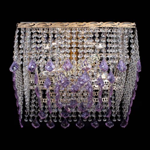 Люстра Квадрат Гамма Дубик цветная в Магнитогорске Гусь Хрустальный