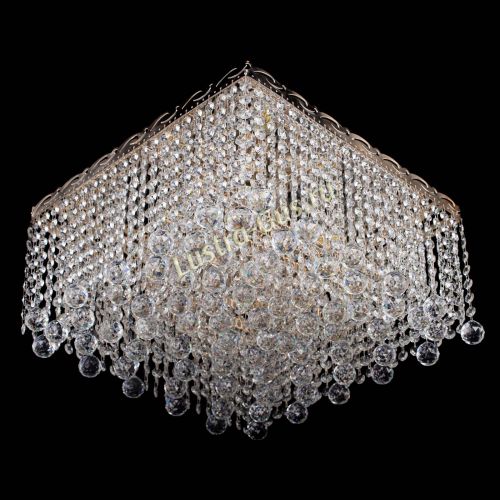 Люстра Квадрат гамма шар 30 мм длинная в Магнитогорске Гусь Хрустальный