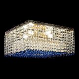 Люстра Квадрат Оптикон, диаметр - 440 мм, цвет - серебро, Люстры Гусь Хрустальный Люстра Квадрат Оптикон, диаметр - 440 мм, цвет - серебро, Люстры Гусь Хрустальный