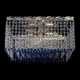 Люстра Квадрат Оптикон, диаметр - 440 мм, цвет - серебро, Люстры Гусь Хрустальный Люстра Квадрат Оптикон, диаметр - 440 мм, цвет - серебро, Люстры Гусь Хрустальный