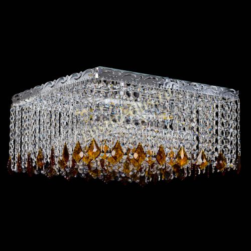 Люстра Квадрат Оптикон Лепестки чайная в Магнитогорске Гусь Хрустальный