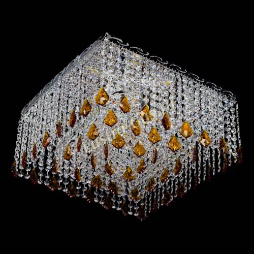 Люстра Квадрат Оптикон Лепестки чайная в Магнитогорске Гусь Хрустальный