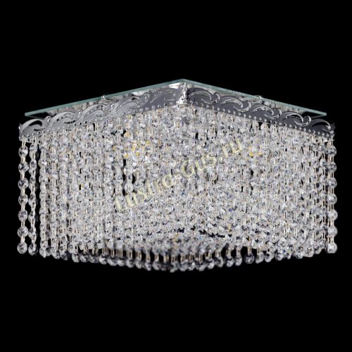 Люстра Квадрат Оптикон 3 лампы в Магнитогорске Гусь Хрустальный