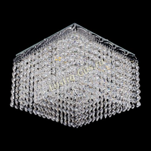 Люстра Квадрат Оптикон 3 лампы в Магнитогорске Гусь Хрустальный