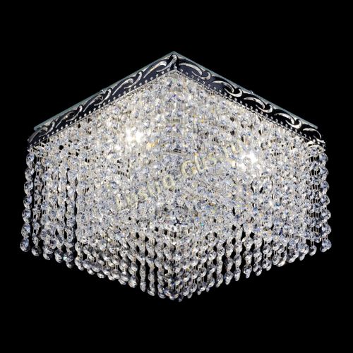 Люстра Квадрат Оптикон 3 лампы в Магнитогорске Гусь Хрустальный