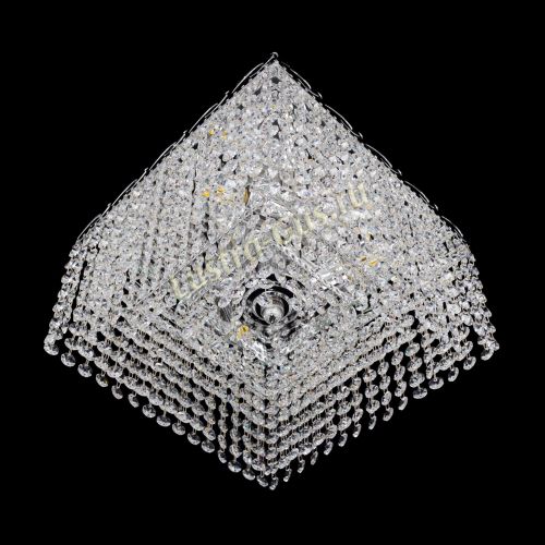 Люстра Квадрат Оптикон 3 лампы в Магнитогорске Гусь Хрустальный