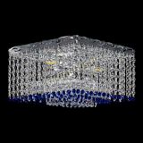 Люстра Квадрат Оптикон, диаметр - 300 мм, цвет - серебро, Люстры Гусь Хрустальный Люстра Квадрат Оптикон, диаметр - 300 мм, цвет - серебро, Люстры Гусь Хрустальный