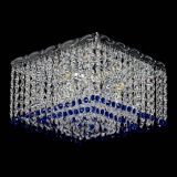 Люстра Квадрат Оптикон, диаметр - 300 мм, цвет - серебро, Люстры Гусь Хрустальный Люстра Квадрат Оптикон, диаметр - 300 мм, цвет - серебро, Люстры Гусь Хрустальный