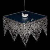 Люстра Квадрат Венеция уголки №5 черная в Магнитогорске