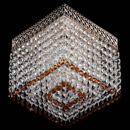 Люстра Квадрат Венеция №1 чайная в Магнитогорске Гусь Хрустальный