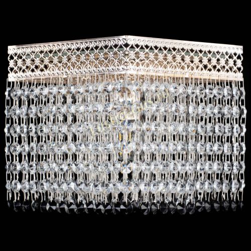 Люстра Квадрат Венеция №1 черная в Магнитогорске Гусь Хрустальный