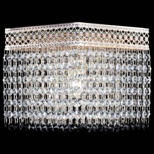 Люстра Квадрат Венеция №1 черная в Магнитогорске Гусь Хрустальный