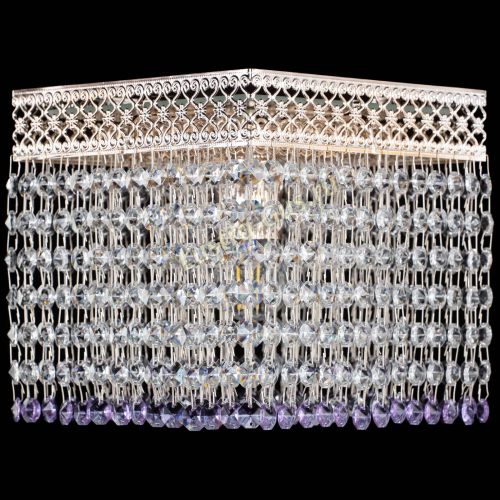 Люстра Квадрат Венеция №1 фиолетовая в Магнитогорске Люстра Квадрат Венеция №1 фиолетовая в Магнитогорске