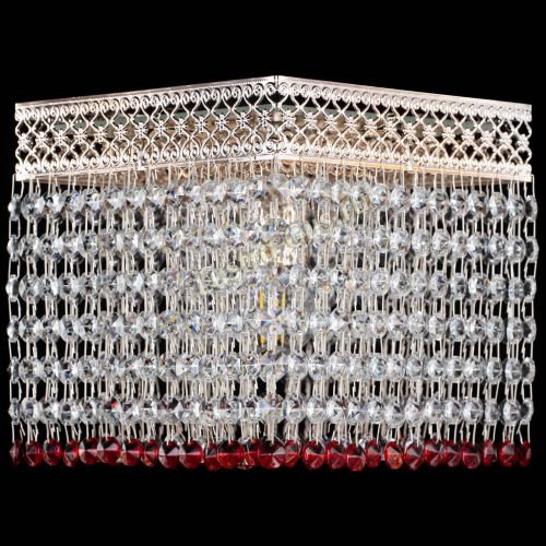 Люстра Квадрат Венеция №1 красная в Магнитогорске Люстра Квадрат Венеция №1 красная в Магнитогорске