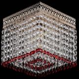 Люстра Квадрат Венеция №1 красная в Магнитогорске Люстра Квадрат Венеция №1 красная в Магнитогорске