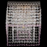 Люстра Квадрат Венеция №1 розовая в Магнитогорске