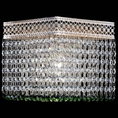 Люстра Квадрат Венеция №1 зеленая в Магнитогорске Гусь Хрустальный