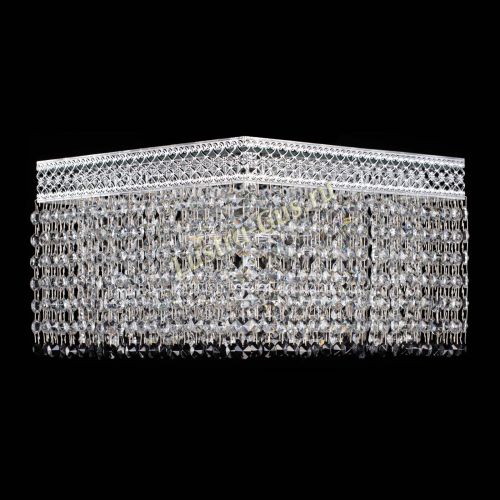 Люстра Квадрат Венеция №3 черная в Магнитогорске Гусь Хрустальный