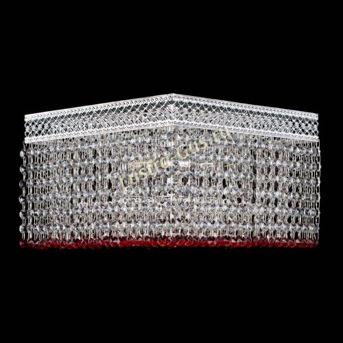 Люстра Квадрат Венеция №3 красная в Магнитогорске Люстра Квадрат Венеция №3 красная в Магнитогорске