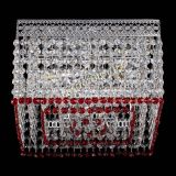 Люстра Квадрат Венеция №3 красная в Магнитогорске Люстра Квадрат Венеция №3 красная в Магнитогорске