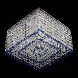 Люстра Квадрат Венеция №3 синяя в Магнитогорске