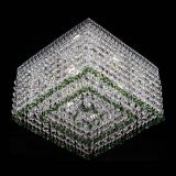 Люстра Квадрат Венеция №3 зеленая в Магнитогорске