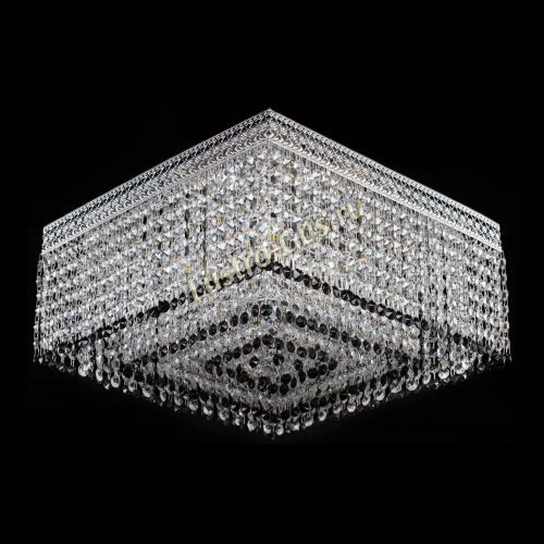 Люстра Квадрат Венеция №5 черная в Магнитогорске Гусь Хрустальный