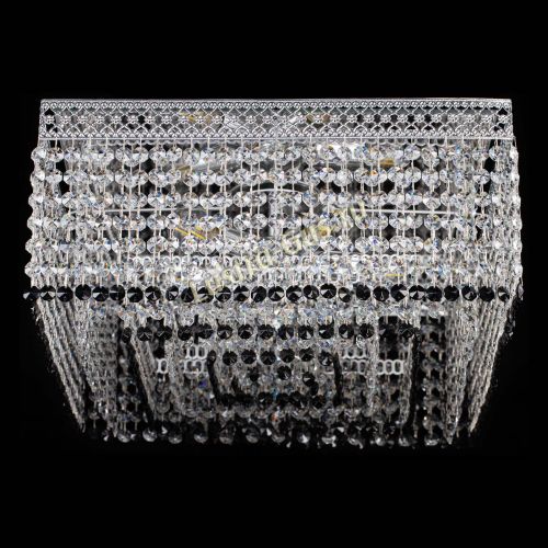 Люстра Квадрат Венеция №5 черная в Магнитогорске Гусь Хрустальный