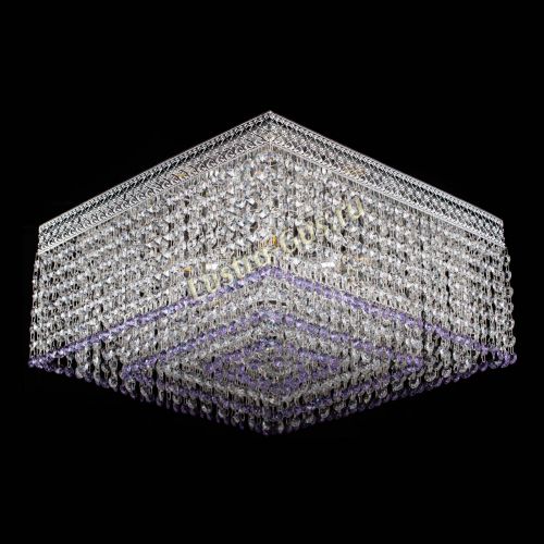 Люстра Квадрат Венеция №5 фиолетовая в Магнитогорске Гусь Хрустальный