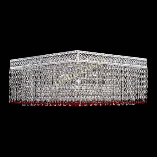 Люстра Квадрат Венеция №5 красная в Магнитогорске Люстра Квадрат Венеция №5 красная в Магнитогорске