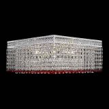 Люстра Квадрат Венеция №5 красная в Магнитогорске Люстра Квадрат Венеция №5 красная в Магнитогорске