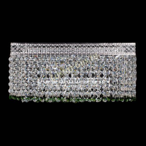 Люстра Квадрат Венеция №5 зеленая в Магнитогорске Гусь Хрустальный