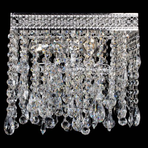 Люстра Квадрат Венеция капель №3 в Магнитогорске Гусь Хрустальный