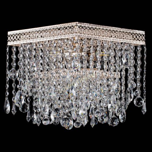 Люстра Квадрат Венеция капель №3 в Магнитогорске Гусь Хрустальный