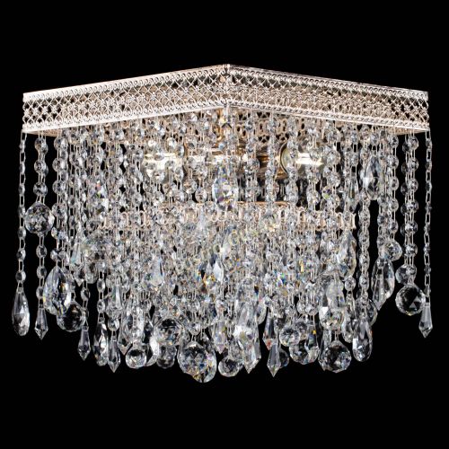 Люстра Квадрат Венеция капель №3 в Магнитогорске Гусь Хрустальный