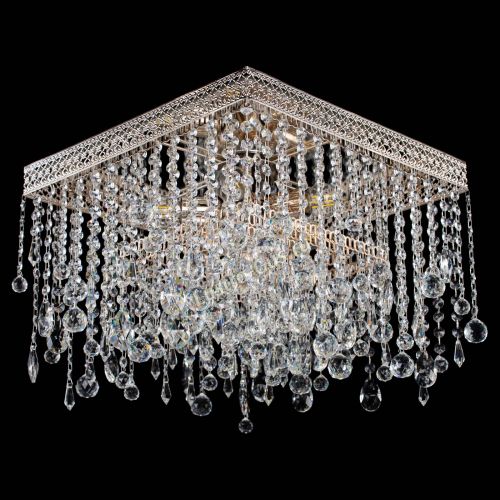 Люстра Квадрат Венеция капель №5 в Магнитогорске Гусь Хрустальный