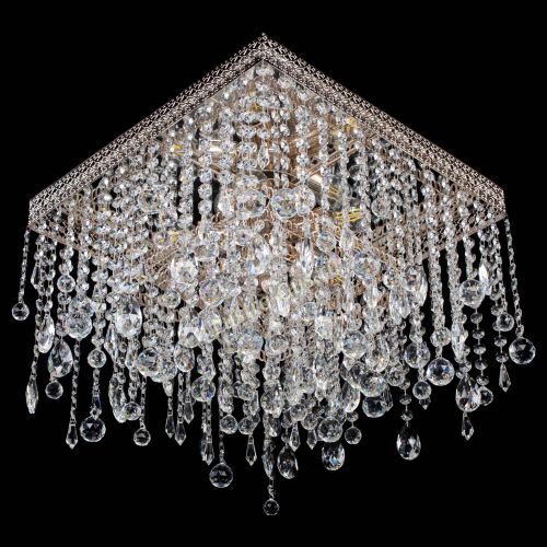 Люстра Квадрат Венеция капель №5 в Магнитогорске Гусь Хрустальный