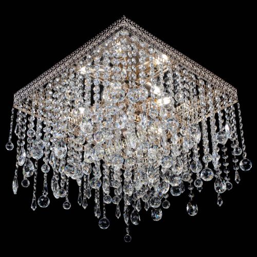 Люстра Квадрат Венеция капель №5 в Магнитогорске Гусь Хрустальный