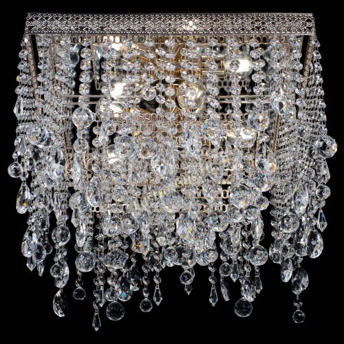 Люстра Квадрат Венеция капель №5 в Магнитогорске Гусь Хрустальный