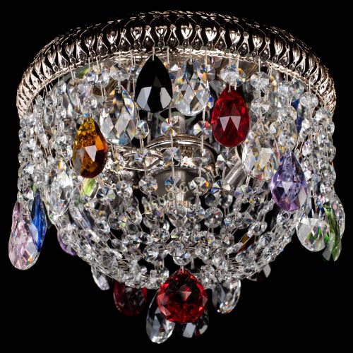 Люстра Лацио №2 разноцветная в Магнитогорске Гусь Хрустальный