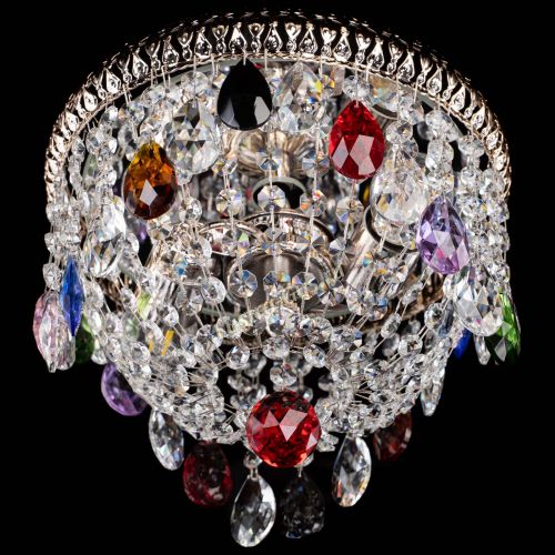 Люстра Лацио №2 разноцветная в Магнитогорске Гусь Хрустальный