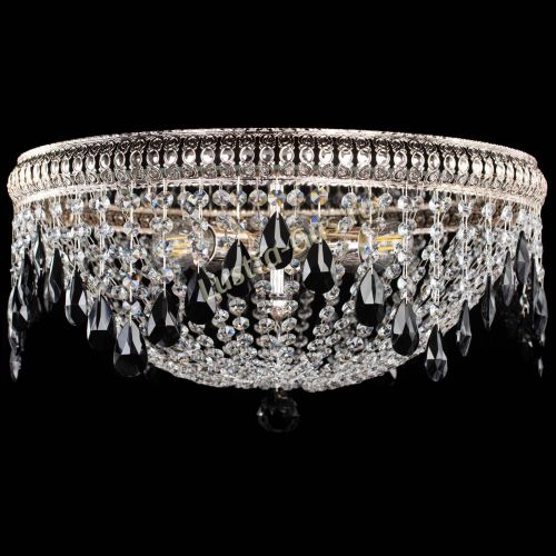 Люстра Лацио №5 журавлик черная в Магнитогорске Гусь Хрустальный