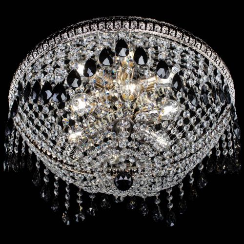 Люстра Лацио №5 журавлик черная в Магнитогорске Гусь Хрустальный