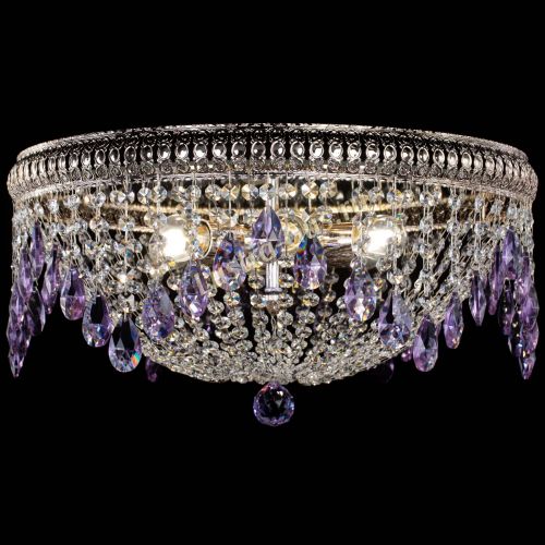 Люстра Лацио №5 журавлик фиолетовая в Магнитогорске Гусь Хрустальный