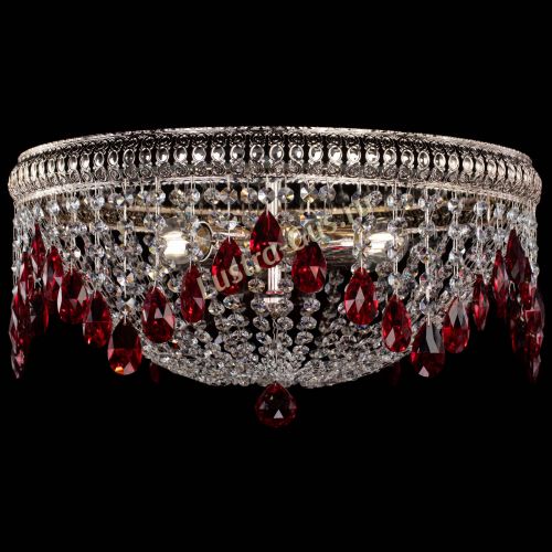 Люстра Лацио №5 журавлик красная в Магнитогорске Гусь Хрустальный