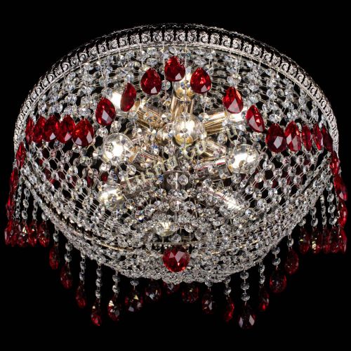 Люстра Лацио №5 журавлик красная в Магнитогорске Гусь Хрустальный