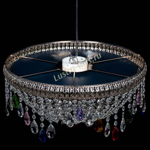 Люстра Лацио №5 журавлик разноцветная в Магнитогорске Гусь Хрустальный