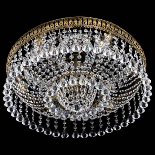 Люстра Лацио Капель Конусы под бронзу в Магнитогорске Гусь Хрустальный