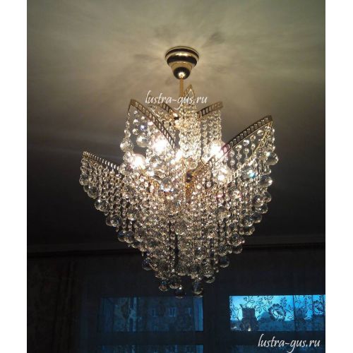 Люстра Лилия № 2 шар в Магнитогорске Гусь Хрустальный